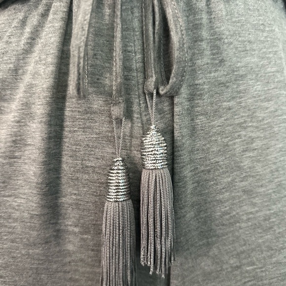 Spense Gray Sleeveless Jumpsuit with Embellished Trim (653) - Picture 6 of 10